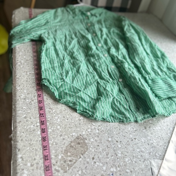 Talbots 100% Linen Button-Down XL-P - Picture 10 of 11